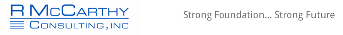 R McCarthy Consulting Strong Foundation... Strong Future